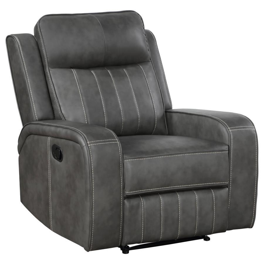 Raelynn - Upholstered Track Arm Recliner