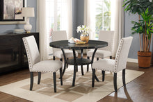 Load image into Gallery viewer, Crispin - Round Dining Table - Smoke - Wood