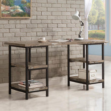 Load image into Gallery viewer, Kemper - 4-Shelf Writing Desk - Weathered Brown