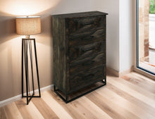 Load image into Gallery viewer, Dark Teak - Chest - Oil Black