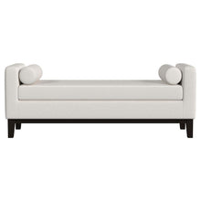 Load image into Gallery viewer, Rosie - Upholstered Accent Bench With Armrests - Vanilla