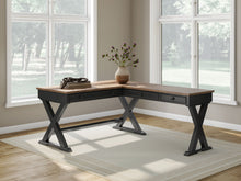 Load image into Gallery viewer, Wildenauer - Brown / Black - Home Office Desk And Return