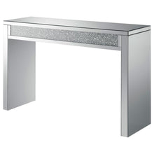 Load image into Gallery viewer, Gillian - Mirrored Acrylic Entryway Console Table - Silver