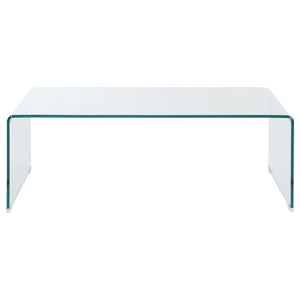 Ripley - Rectangular Tempered Bent Glass Table