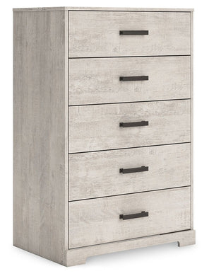Shawburn - Gray - Five Drawer Chest