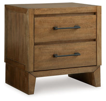 Load image into Gallery viewer, Sherbana - Light Brown - Two Drawer Night Stand