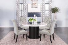 Load image into Gallery viewer, Sherry - Round Marble Top Dining Table Set