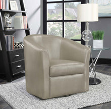 Load image into Gallery viewer, Turner - Upholstered Barrel Back Swivel Chair