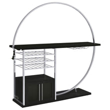 Load image into Gallery viewer, Risley - 2-Door Circular LED Home Bar With Wine Storage