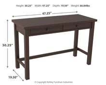 Load image into Gallery viewer, Camiburg - Warm Brown - Home Office Desk - Standalone