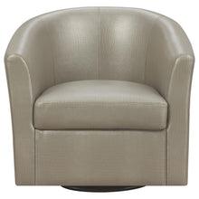 Load image into Gallery viewer, Turner - Upholstered Barrel Back Swivel Chair