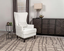 Load image into Gallery viewer, Pippin - Upholstered High Wingback Accent Chair - Latte