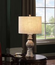 Load image into Gallery viewer, Brie - Drum Shade Urn Table Lamp - Antique Gold