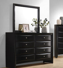 Load image into Gallery viewer, Briana - Rectangular 8-drawer Dresser With Mirror - Black