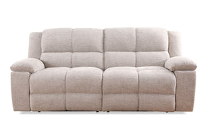 Buster - Manual Reclining Sofa Loveseat And Recliner - Opal Taupe