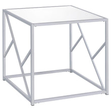Load image into Gallery viewer, Provins - 3 Piece Occasional Table Set - Clear Mirror And Chrome