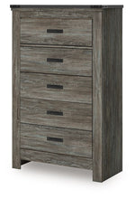Load image into Gallery viewer, Frandern - Gray - Five Drawer Chest