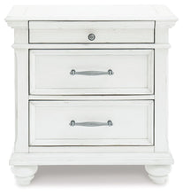 Load image into Gallery viewer, Kanwyn - Whitewash - Three Drawer Night Stand