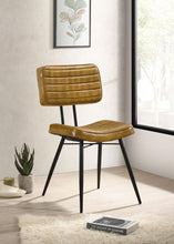 Load image into Gallery viewer, Misty - Leather Upholstered Dining Side Chair (Set of 2) - Camel