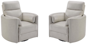 Radius - Cordless Power Swivel Glider Recliner (Set of 2)