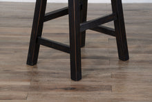 Load image into Gallery viewer, Scottsdale - 30&quot; Saddle Seat Stool With Wood Seat - Black