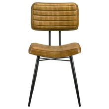 Load image into Gallery viewer, Misty - Leather Upholstered Dining Side Chair (Set of 2) - Camel
