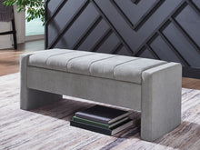 Load image into Gallery viewer, Akselman - Gray - Storage Bench