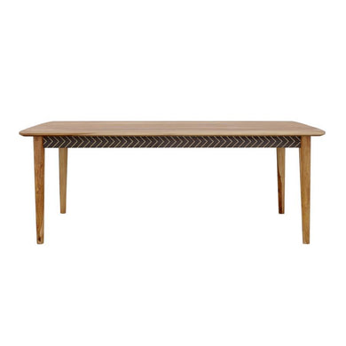 Partridge - Rectangular Dining Table - Natural Sheesham