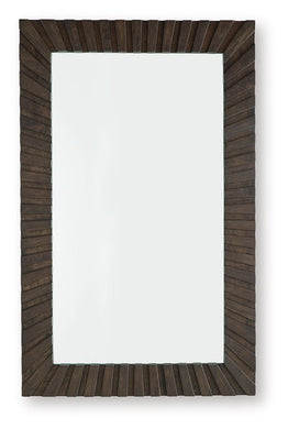 Advin - Dark Brown - Accent Mirror