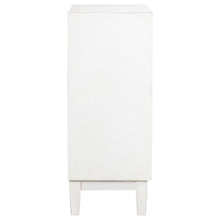 Load image into Gallery viewer, Gambon - 2 Door Wood Honeycomb Pattern Accent Cabinet - White