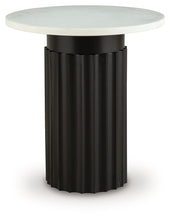 Load image into Gallery viewer, Wainstone - Black / White - Accent Table