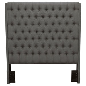 Camille - Upholstered California King Panel Headboard - Gray