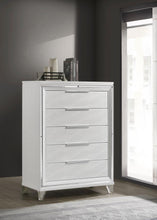 Load image into Gallery viewer, Marmore - 5-Drawer Bedroom Chest Of Drawers - White