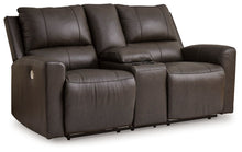 Load image into Gallery viewer, Boxmere - Storm - Dbl Power Reclining Loveseat with Console