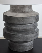 Load image into Gallery viewer, Wahida - Distressed Black - Poly Table Lamp