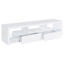 Load image into Gallery viewer, Jude - 2-Drawer Engineered Wood TV Stand - High Gloss White
