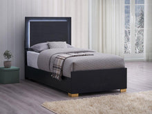 Load image into Gallery viewer, Marceline - Wood LED Panel Bed