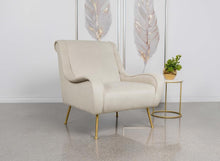 Load image into Gallery viewer, Ricci - Upholstered Saddle Arm Accent Chair