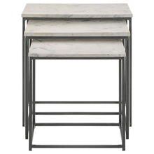 Load image into Gallery viewer, Medora - Marble Top Nesting Table Set