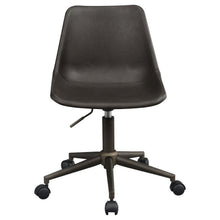 Load image into Gallery viewer, Carnell - Upholstered Adjustable Home Office Desk Chair - Brown