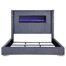 Load image into Gallery viewer, Tisdall - Upholstered Fireplace Bed