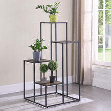 Load image into Gallery viewer, Rito - 4-Tier Multi - Display Shelf - Rustic Brown And Black