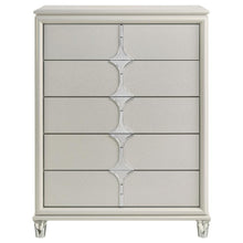 Load image into Gallery viewer, Olivia - 5-Drawer Bedroom Chest Of Drawers - Pearl White