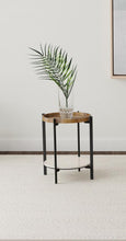 Load image into Gallery viewer, Adhvik - Round Table With Marble Shelf