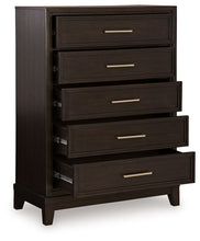 Load image into Gallery viewer, Neymorton - Dark Grayish Brown - Five Drawer Chest