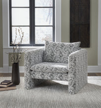 Load image into Gallery viewer, Kenbell - Black / White - Accent Chair