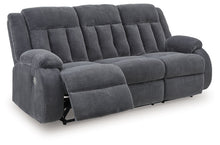 Load image into Gallery viewer, Observation - Steel - Reclining Power Sofa With Drop Down Table