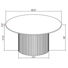 Load image into Gallery viewer, Rowena - Round Sintered Stone Table