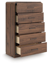 Load image into Gallery viewer, Fortlorn - Walnut Brown - Five Drawer Chest