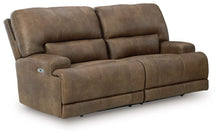Load image into Gallery viewer, Beckley Place - Earth - 2 Seat Power Reclining Sofa With Adjustable Headrest
